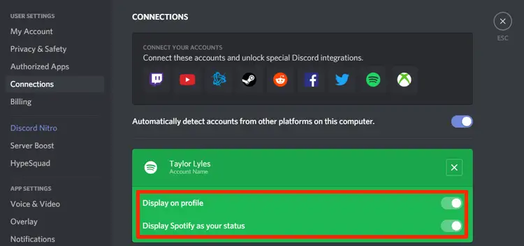 Display a Spotify Song on your Discord profile